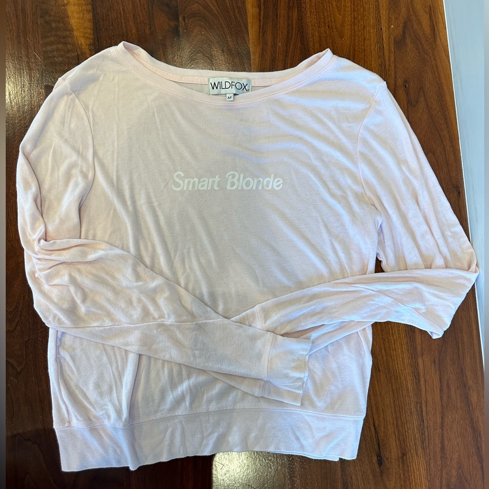 Wildfox sweater - “Smart Blonde”